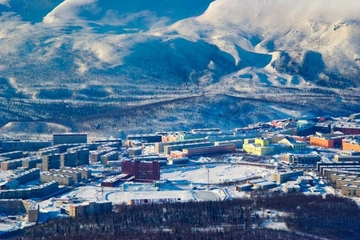 Фото горнолыжного курорта Хибины Сноу Парк-Кировск в Мурманская область