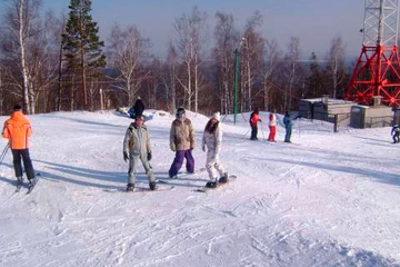 Фото горнолыжного курорта Лиственная, гора в Свердловская область
