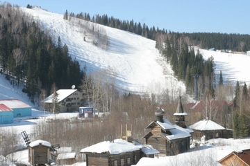 Фото горнолыжного курорта Огонек (г. Чусовой) в Пермский край