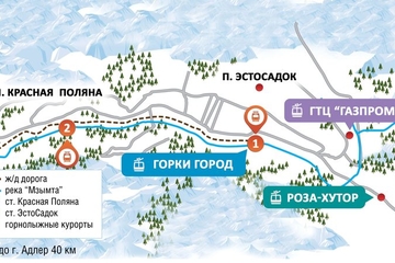 Фото горнолыжного курорта ГТЦ Газпром - Красная Поляна в Красная поляна